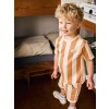 Gestreepte t-shirt - T-shirt big stripe sandstone 